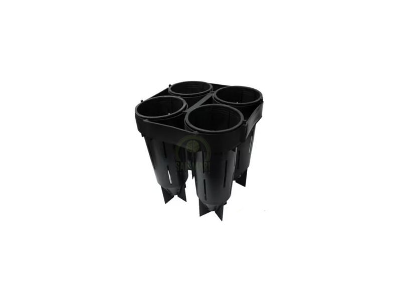 Macetas Mad Rocket Bandeja x 4 - 3,75 lts. c/u